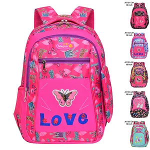 Factory Wholesale Lightweight Lovely Schoolbag Backpack For Girl Kids Fashionable Waterproof School Bags Child School Book Bags