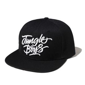 Casquette de baseball personnalisée, unie, noire, vintage, Youpong, snapback, broderie 3D, snapback - Product Image 1