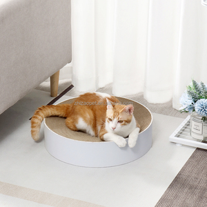 Großhandel: Luxuriöses Rundes Haustierbett und Kratzbaum für Katzen in Premium-Qualität mit Individuell Bedrucktem Design - Product Image 4