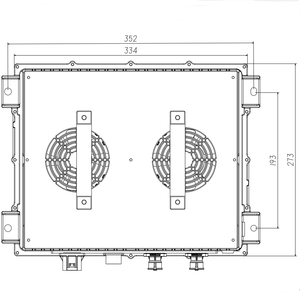 Caricabatterie di bordo AC-DC da 6,6 kW 450V raffreddato a liquido per batteria di auto elettrica - Product Image 5