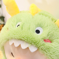 Produsen Mainan Boneka Transformasi Babi-Naga Lucu Grosir Kustom, Penjualan Langsung, Kain Ramah Kulit untuk Hiasan Rumah