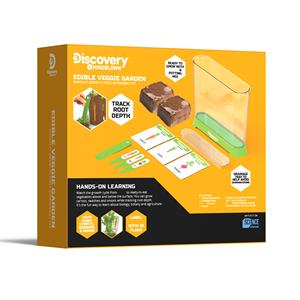 Kit de jardinage comestible DIY Discovery Watch-It-Grow pour enfants de 6 ans <span class=keywords><strong>et</strong></span> plus – Cultivez des carottes, des radis <span class=keywords><strong>et</strong></span> des oignons – Jouet scientifique STEM – 11 pièces - Product Image 2