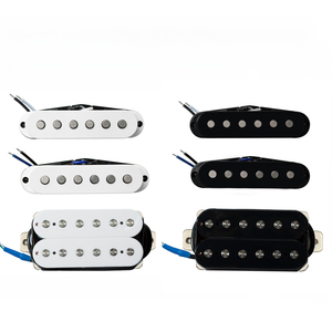 Set di pickup per chitarra elettrica, kit fai da te, configurazione SSH con singolo coil e humbucker Alnico 5, parti di ricambio - Product Image 2