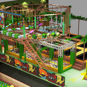 Gran Parque de Atracciones Interior - Circuito de Cuerdas de Gran Altura Sin Motor |   Parque Infantil Comercial <span class=keywords><strong>FEC</strong></span> para Uso en Centros Comerciales y Escuelas - Product Image 4