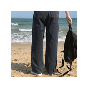 Precio de alta calidad, Pantalones anchos holgados para mujer, suministros de marca de exportación, Pantalones anchos con aspecto de vacaciones de algodón - Product Image 6