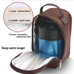 กระติกอาหารสุญญากาศสแตนเลส 304 ขนาด 800 มล./1 ลิตร เป็นมิตรกับสิ่งแวดล้อม ปรับแต่งได้ เกรดสำหรับอาหาร พร้อมหูหิ้วและฝาปิด เก็บความร้อน/เย็นได้นาน 24 ชั่วโมง - Product Image 2