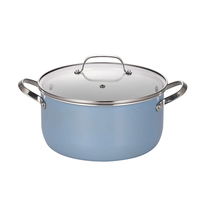 Ensemble d'ustensiles de cuisine antiadhésifs en aluminium, comprenant une casserole et une casserole