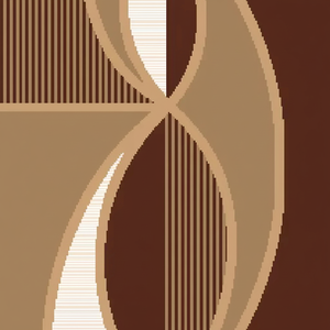 Alfombras Modernas de Poliéster Afelpado con Diseño de Rompecabezas, Resistentes a las Manchas, para Uso Comercial, Fabricadas en Turquía por Adiva, de Pelo Alto, Estilo Africano - Product Image 1