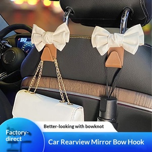 Modern On-<b>board</b> Multifunctional Rear Car Hook with Seat Back Storage Leather Interior Hook Made in China - Product Image 2