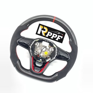 Volante RPPF Más Vendido, Estilo Popular para Automóvil Volkswagen VW <span class=keywords><strong>Golf</strong></span> <span class=keywords><strong>8</strong></span> MK8 GTI <span class=keywords><strong>Golf</strong></span> <span class=keywords><strong>GTE</strong></span> 2020-2021 - Product Image 1