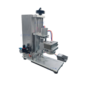 Máquina taponadora de tarros con tapa giratoria de mesa para botella de vidrio de escritorio semiautomática LTPK - Product Image 3
