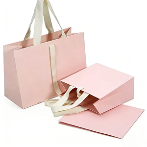 Bolsa de Regalo de Papel Kraft Ecológica Personalizada al por Mayor OEM ODM, Bolsa de Transporte Desechable para Supermercado - Product Image 1