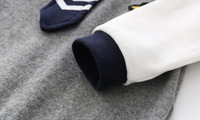 Jungen-Einjahresfeier-Kleid, Frühling-Herbst Langarm-Baby-Einteiler