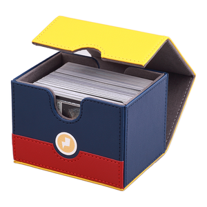 MIO 100 + Caja de tarjeta de PU personalizada Caja de juego de ajedrez Caja de tarjeta de transacción Carpeta de PokeMone TCG Yu-Gi-Oh Cuero de lujo - Product Image 6