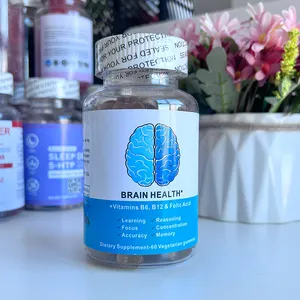 Organic Brain Health Supplement Brain Performance Support Nootropic Gummies Nootropics Brain Supplement