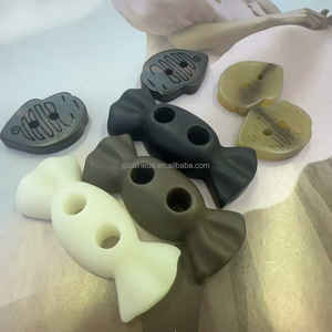 כפתור יצרן 2025 כפתורים בצורת סוכריות 2 חורים נשים vuv ארוך שינה חולצה לחצן עד - Product Image 4