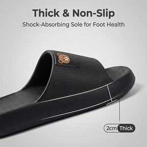 Pantuflas Deportivas para Hombre, Diseño Evergreen, Punta Abierta, EVA Antideslizante, Transpirables, Impermeables y Acolchadas, para Interiores y Exteriores - Product Image 3