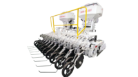 Machine de labour et de semis à haut rendement en une seule opération, herse rotative combinée avec semoir à boîte de vitesses pour blé et riz, haute productivité
