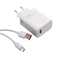 Pengisi Daya USB Super Cepat 33W untuk iPhone 15 Series & untuk Galaxy S23 Ultra Desain Ringkas dengan Colokan US EU Warna Putih untuk La