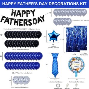 Decorazioni per la Festa del Papà, Kit Arco di Palloncini con Striscione per Feste della Festa del Papà - Product Image 2