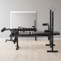 Équipement de musculation portable et écologique pour la maison, banc de musculation Excel, support pour haltères, support pour squats, banc de musculation en métal, modèle d'entraînement