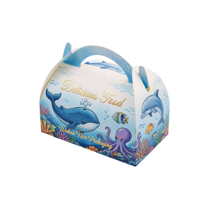 Caja de Comida Desechable Ecológica Personalizada con Diseño de Happy Meal para Niños, Empaque para Entrega de Comida Caliente, Estilo McDonald's - Product Image 5