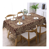 Vente en gros de couvertures de table en polyester 100% MJS de haute qualité meilleures couvertures de table tailles et couleurs personnalisées