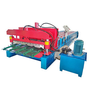 1044 Sırlı Metal Çatı Kaplama Rulo Şekillendirme Makinesi Satılık - Product Image 1