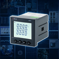 Compteur d'énergie programmable Acrel AMC72L-E4/KC, compteur d'énergie triphasé AC, montage encastré, RS485, compteur d'énergie intelligent