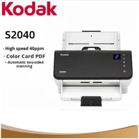 Scanner de documents recto-verso haute vitesse A4 Kodak S2080W, interface USB, conception à plat, élément de numérisation CIS, 80 ppm, 600 dpi