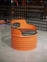 Ensemble de table et chaises de restaurant en métal vintage américain pour l'extérieur, meubles de salle à manger industriels écologiques et durables pour hôtel