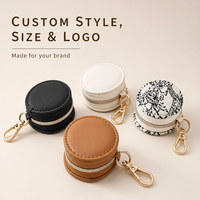 Mini boîte à bijoux en cuir PU, organiseur de voyage portable avec miroir, léger, fermeture éclair, doublure en velours pour boucles d'oreilles, anneaux, pendentifs