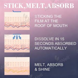 Aeglewell OEM <span class=keywords><strong>Film</strong></span> oral à dissolution rapide à la mélatonine pour adultes, aide au sommeil et gestion de l'insomnie, relaxation, humeur, sommeil, <span class=keywords><strong>film</strong></span> oral à dissolution rapide - Product Image 5