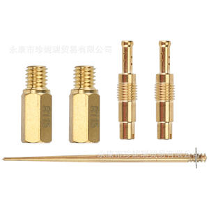 Juego de 5 inyectores principales de latón Zhen NIRui PWK24 para reparación de carburador de scooter - Product Image 1
