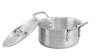 Peralatan Masak Aluminium 5Pcs/Set Panci Masak Besar Set Aluminium untuk Pasar Afrika dan Timur Tengah