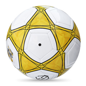Balón de Fútbol de PU Cosido a Máquina, Cuero de 2.7 mm de Grosor, Diseño Impreso, Tamaño Personalizado 4/5, Fútbol para Interior/Exterior - Product Image 3