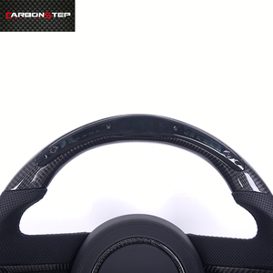 Volant en cuir en Fiber de carbone sur mesure pour Chevrolet <span class=keywords><strong>Camaro</strong></span>, accessoires de voiture <span class=keywords><strong>2022</strong></span> - Product Image 2