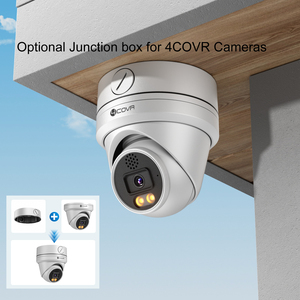 Caméra IP de sécurité PoE 4COVR 5MP, vision nocturne IR, caméra dôme de surveillance, détection intelligente AI des personnes/véhicules, compatible avec <span class=keywords><strong>NVR</strong></span> - Product Image 6