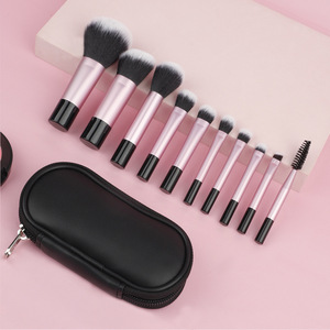 Mini set de brochas de maquillaje, brocha para polvos sueltos, brocha para maquillaje, brocha para rubor, herramienta de belleza facial suave - Product Image 5