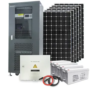 SNAT混合太阳能系统离网太阳能系统20kw 30kw 40kw 50kw 60kw 80kw 100kw太阳能系统