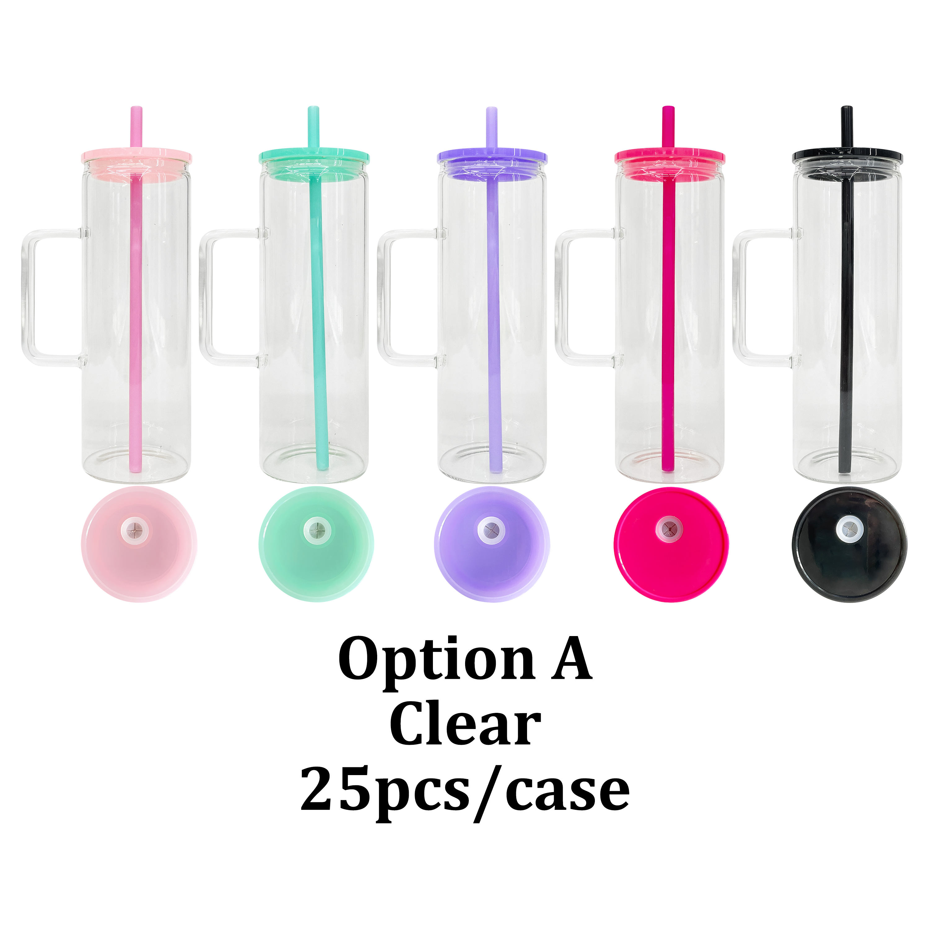 Tazze trasparenti da 20 once