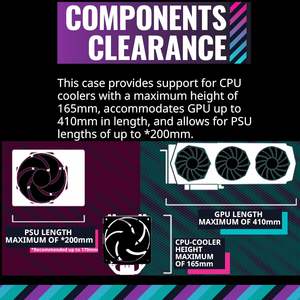 Boîtier tour complète Cooler Master <span class=keywords><strong>TD500</strong></span> Acrylic V2 Blanc, format ATX, design polygonal, 3 ventilateurs ARGB 120 mm, USB Gen 2 Type-C - Product Image 5