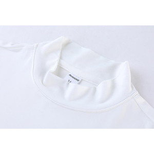 190 GSM Breathable Quick Dry Gym OEM Custom Print Sport Running Elasticity Silk Milk Customizable <b>Men's</b> Compression Shirt Turtle - Product Image 2