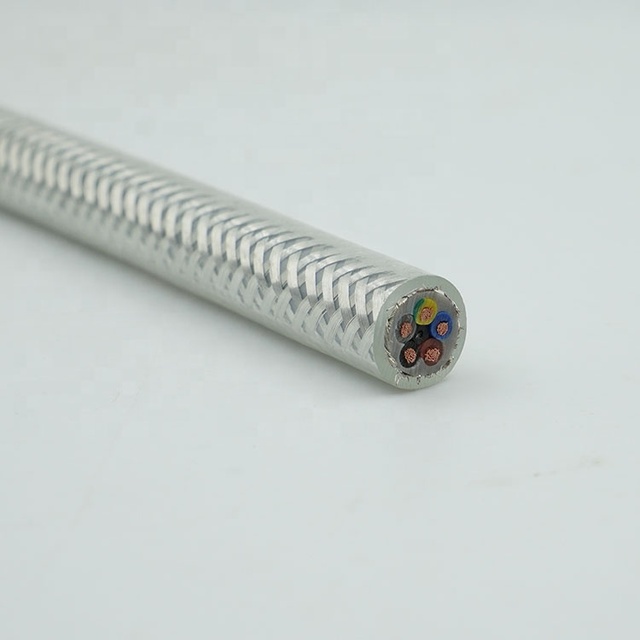 Screened Control Cable YSLYCY-JZ/-OZ/-JB H05VVC4V5-K Transparent PVC Shielded Cable