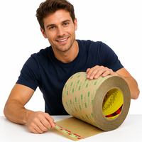 467MP Clear Die Cut Double Sided Pressure Sensitive Acrylic Adhesive Film Insulation 0.05mm Thickness High Adhesive 20mm