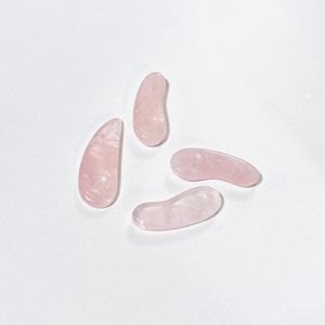 ช้อนตักครีมทารอบดวงตาขนาดเล็กทำจากหินธรรมชาติสีชมพูเย็นผลิตภัณฑ์เครื่องสำอาง - Product Image 5