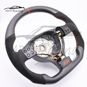 Volante de Fibra de Carbono Real para VW Volkswagen Golf 5 GTI <span class=keywords><strong>R32</strong></span> Passat B6 Jetta Mk5 <span class=keywords><strong>Caddy</strong></span> Bora 2005-2009 - Product Image 6