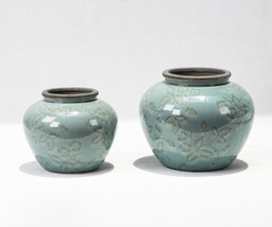 Jarrón de Cerámica Art <span class=keywords><strong>Deco</strong></span> con Esmalte Agrietado y Diseño de Granos de Fresa, Decoración Contemporánea para el Hogar, Opciones de Varios Tamaños, Color de Granos Intercambiable - Product Image 4