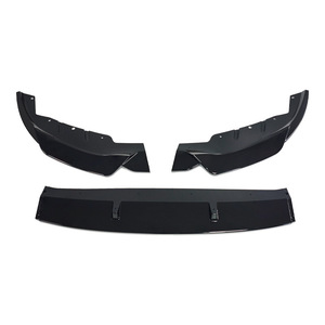 ลิ้นกันชนหน้า BMW 3 ตอน สีดำเงา ABS สำหรับรุ่น G30 ซีรีส์ 5 ปี 2021 2023 - Product Image 2