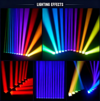 Snake 12x60W RGBW 4-in-1 LED Beam Wash Matrix Moving Head Bar Lichter mit Zusatzlicht und Zoomfunktion (optional)